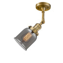 Innovations Lighting Small Bell 1 Light Semi-Flush Mount Part Of The Franklin Restoration Collection 201F-BB-G53