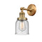 Innovations Lighting Small Bell 1 Light Semi-Flush Mount Part Of The Franklin Restoration Collection 201F-BB-G54