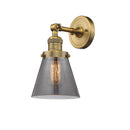 Innovations Lighting Small Cone 1 Light Semi-Flush Mount Part Of The Franklin Restoration Collection 201F-BB-G63