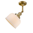 Innovations Lighting Large Bell 1 Light Semi-Flush Mount Part Of The Franklin Restoration Collection 201F-BB-G71-LED