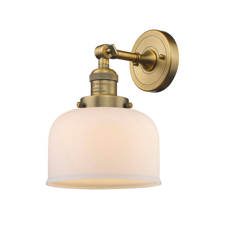 Innovations Lighting Large Bell 1 Light Semi-Flush Mount Part Of The Franklin Restoration Collection 201F-BB-G71-LED