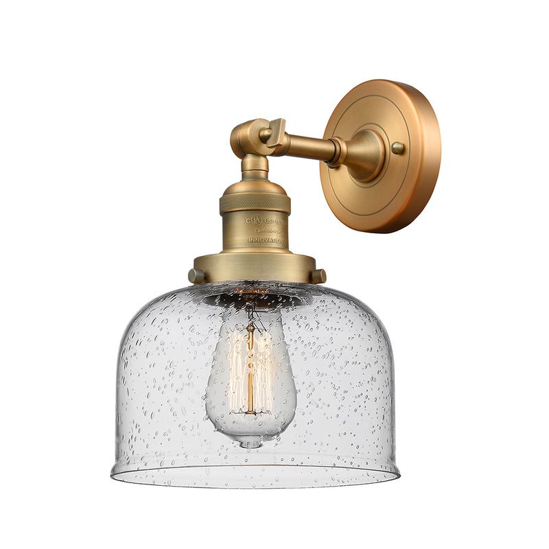 Innovations Lighting Large Bell 1 Light Semi-Flush Mount Part Of The Franklin Restoration Collection 201F-BB-G74