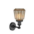 Innovations Lighting Chatham 1 Light Semi-Flush Mount Part Of The Franklin Restoration Collection 201F-BK-G146-LED