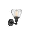 Innovations Lighting Fulton 1 Light Semi-Flush Mount Part Of The Franklin Restoration Collection 201F-BK-G172