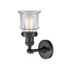 Innovations Lighting Small Canton 1 Light Semi-Flush Mount Part Of The Franklin Restoration Collection 201F-BK-G182S