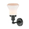 Innovations Lighting Bellmont 1 Light Semi-Flush Mount Part Of The Franklin Restoration Collection 201F-BK-G191-LED