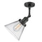 Innovations Lighting Large Cone 1 Light Semi-Flush Mount Part Of The Franklin Restoration Collection 201F-BK-G42-LED