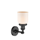 Innovations Lighting Small Bell 1 Light Semi-Flush Mount Part Of The Franklin Restoration Collection 201F-BK-G51