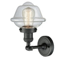 Innovations Lighting Small Oxford 1 Light Semi-Flush Mount Part Of The Franklin Restoration Collection 201F-BK-G532