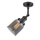 Innovations Lighting Small Bell 1 Light Semi-Flush Mount Part Of The Franklin Restoration Collection 201F-BK-G53-LED