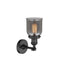 Innovations Lighting Small Bell 1 Light Semi-Flush Mount Part Of The Franklin Restoration Collection 201F-BK-G53-LED