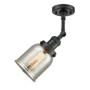 Innovations Lighting Small Bell 1 Light Semi-Flush Mount Part Of The Franklin Restoration Collection 201F-BK-G58-LED