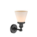 Innovations Lighting Small Cone 1 Light Semi-Flush Mount Part Of The Franklin Restoration Collection 201F-BK-G61