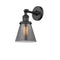 Innovations Lighting Small Cone 1 Light Semi-Flush Mount Part Of The Franklin Restoration Collection 201F-BK-G63