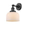 Innovations Lighting Large Bell 1 Light Semi-Flush Mount Part Of The Franklin Restoration Collection 201F-BK-G71