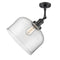 Innovations Lighting X-Large Bell 1 Light Semi-Flush Mount Part Of The Franklin Restoration Collection 201F-BK-G72-L-LED