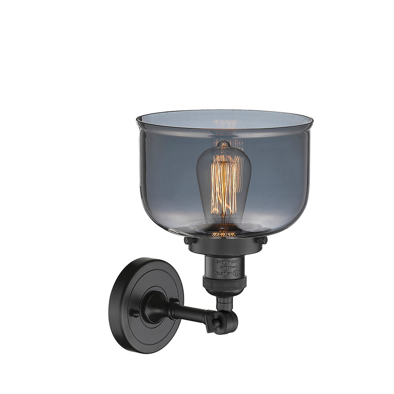 Innovations Lighting Large Bell 1 Light Semi-Flush Mount Part Of The Franklin Restoration Collection 201F-BK-G73