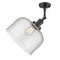 Innovations Lighting X-Large Bell 1 Light Semi-Flush Mount Part Of The Franklin Restoration Collection 201F-BK-G74-L-LED