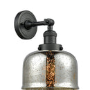 Innovations Lighting Large Bell 1 Light Semi-Flush Mount Part Of The Franklin Restoration Collection 201F-BK-G78