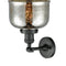 Innovations Lighting Large Bell 1 Light Semi-Flush Mount Part Of The Franklin Restoration Collection 201F-BK-G78-LED