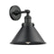 Innovations Lighting Briarcliff 1 Light Semi-Flush Mount Part Of The Franklin Restoration Collection 201F-BK-M10-BK-LED