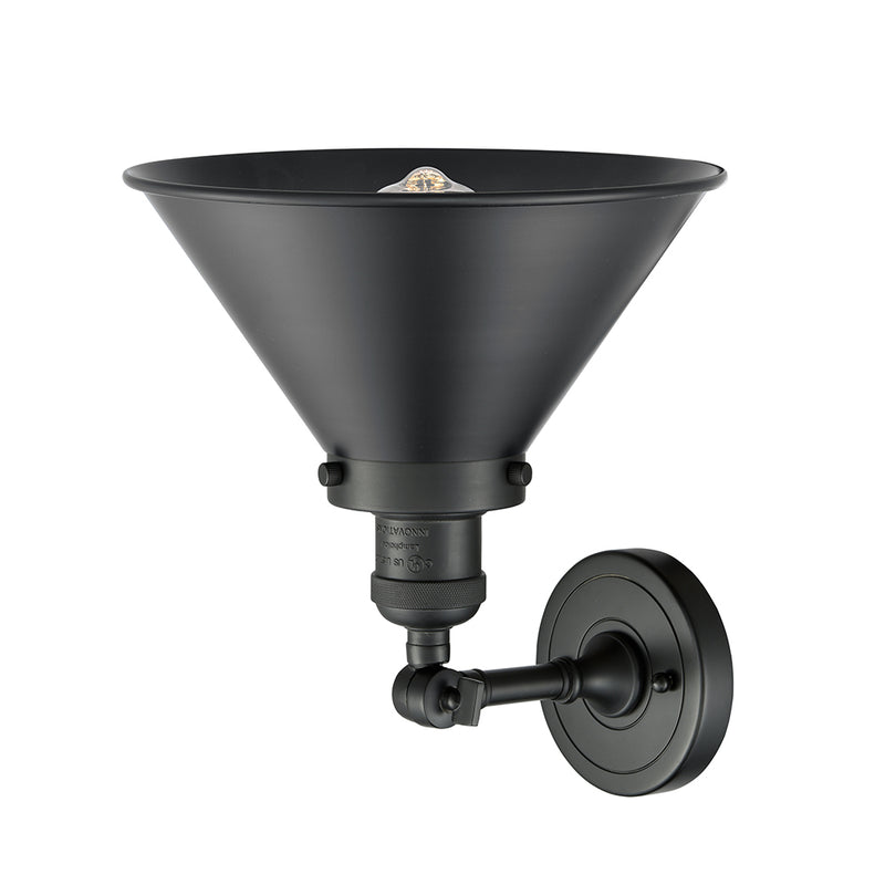 Innovations Lighting Briarcliff 1 Light Semi-Flush Mount Part Of The Franklin Restoration Collection 201F-BK-M10-BK