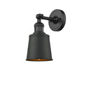 Innovations Lighting Addison 1 Light Semi-Flush Mount Part Of The Franklin Restoration Collection 201F-BK-M9-BK