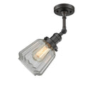 Innovations Lighting Chatham 1 Light Semi-Flush Mount Part Of The Franklin Restoration Collection 201F-OB-G142-LED