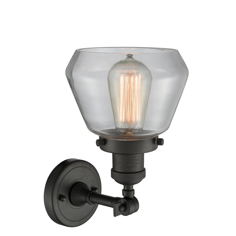 Innovations Lighting Fulton 1 Light Semi-Flush Mount Part Of The Franklin Restoration Collection 201F-OB-G172