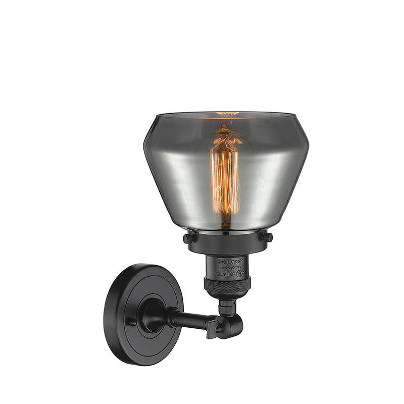 Innovations Lighting Fulton 1 Light Semi-Flush Mount Part Of The Franklin Restoration Collection 201F-OB-G173