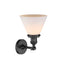 Innovations Lighting Large Cone 1 Light Semi-Flush Mount Part Of The Franklin Restoration Collection 201F-OB-G41