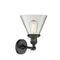 Innovations Lighting Large Cone 1 Light Semi-Flush Mount Part Of The Franklin Restoration Collection 201F-OB-G42-LED