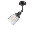 Innovations Lighting Small Bell 1 Light Semi-Flush Mount Part Of The Franklin Restoration Collection 201F-OB-G54-LED