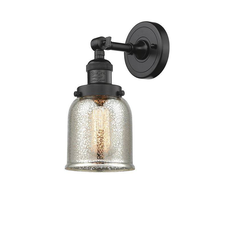 Innovations Lighting Small Bell 1 Light Semi-Flush Mount Part Of The Franklin Restoration Collection 201F-OB-G58-LED