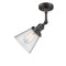 Innovations Lighting Small Cone 1 Light Semi-Flush Mount Part Of The Franklin Restoration Collection 201F-OB-G64-LED