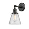 Innovations Lighting Small Cone 1 Light Semi-Flush Mount Part Of The Franklin Restoration Collection 201F-OB-G64