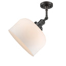 Innovations Lighting X-Large Bell 1 Light Semi-Flush Mount Part Of The Franklin Restoration Collection 201F-OB-G71-L-LED