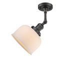 Innovations Lighting Large Bell 1 Light Semi-Flush Mount Part Of The Franklin Restoration Collection 201F-OB-G71-LED