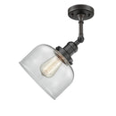 Innovations Lighting Large Bell 1 Light Semi-Flush Mount Part Of The Franklin Restoration Collection 201F-OB-G72