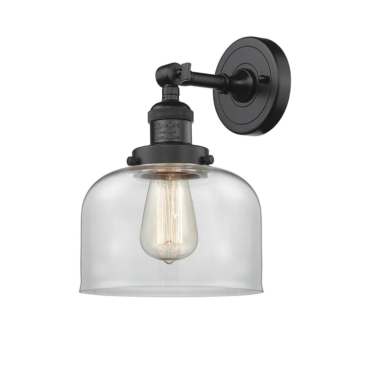 Innovations Lighting Large Bell 1 Light Semi-Flush Mount Part Of The Franklin Restoration Collection 201F-OB-G72-LED