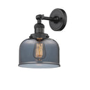 Innovations Lighting Large Bell 1 Light Semi-Flush Mount Part Of The Franklin Restoration Collection 201F-OB-G73-LED