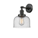 Innovations Lighting Large Bell 1 Light Semi-Flush Mount Part Of The Franklin Restoration Collection 201F-OB-G74-LED