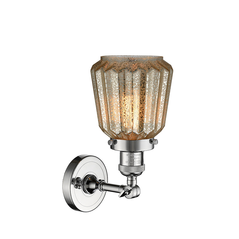 Innovations Lighting Chatham 1 Light Semi-Flush Mount Part Of The Franklin Restoration Collection 201F-PC-G146-LED