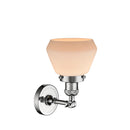 Innovations Lighting Fulton 1 Light Semi-Flush Mount Part Of The Franklin Restoration Collection 201F-PC-G171