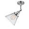 Innovations Lighting Large Cone 1 Light Semi-Flush Mount Part Of The Franklin Restoration Collection 201F-PC-G42