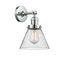 Innovations Lighting Large Cone 1 Light Semi-Flush Mount Part Of The Franklin Restoration Collection 201F-PC-G44