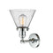 Innovations Lighting Large Cone 1 Light Semi-Flush Mount Part Of The Franklin Restoration Collection 201F-PC-G44