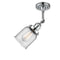 Innovations Lighting Small Bell 1 Light Semi-Flush Mount Part Of The Franklin Restoration Collection 201F-PC-G52-LED