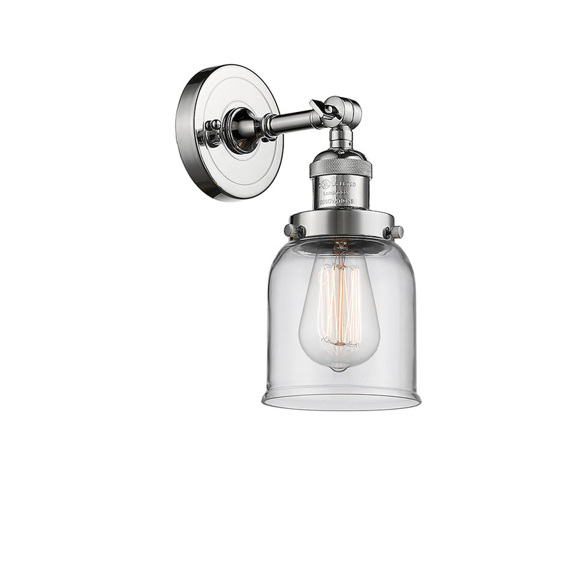 Innovations Lighting Small Bell 1 Light Semi-Flush Mount Part Of The Franklin Restoration Collection 201F-PC-G52