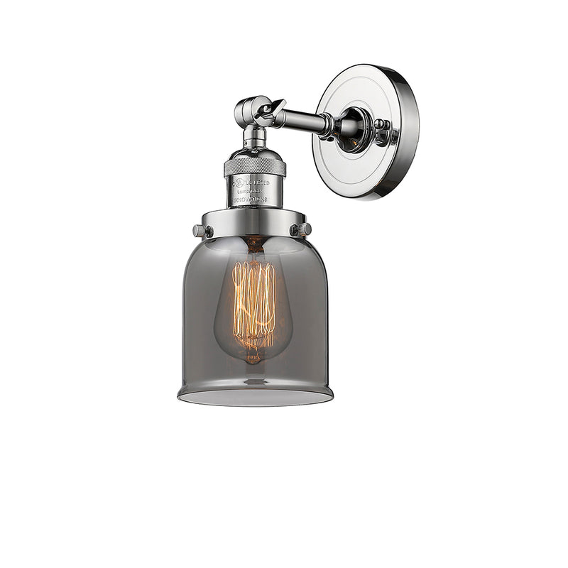 Innovations Lighting Small Bell 1 Light Semi-Flush Mount Part Of The Franklin Restoration Collection 201F-PC-G53-LED